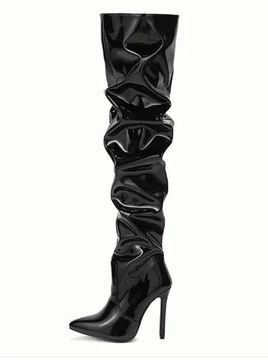 Botas Stiletto con Cierre