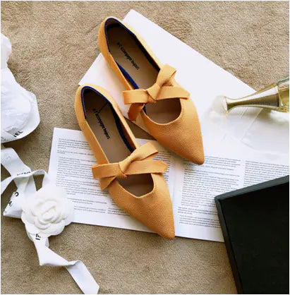 Mocasines Planos con Lazo