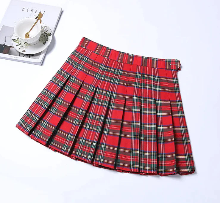 Falda Plisada Estilo Japonés – Tipo A