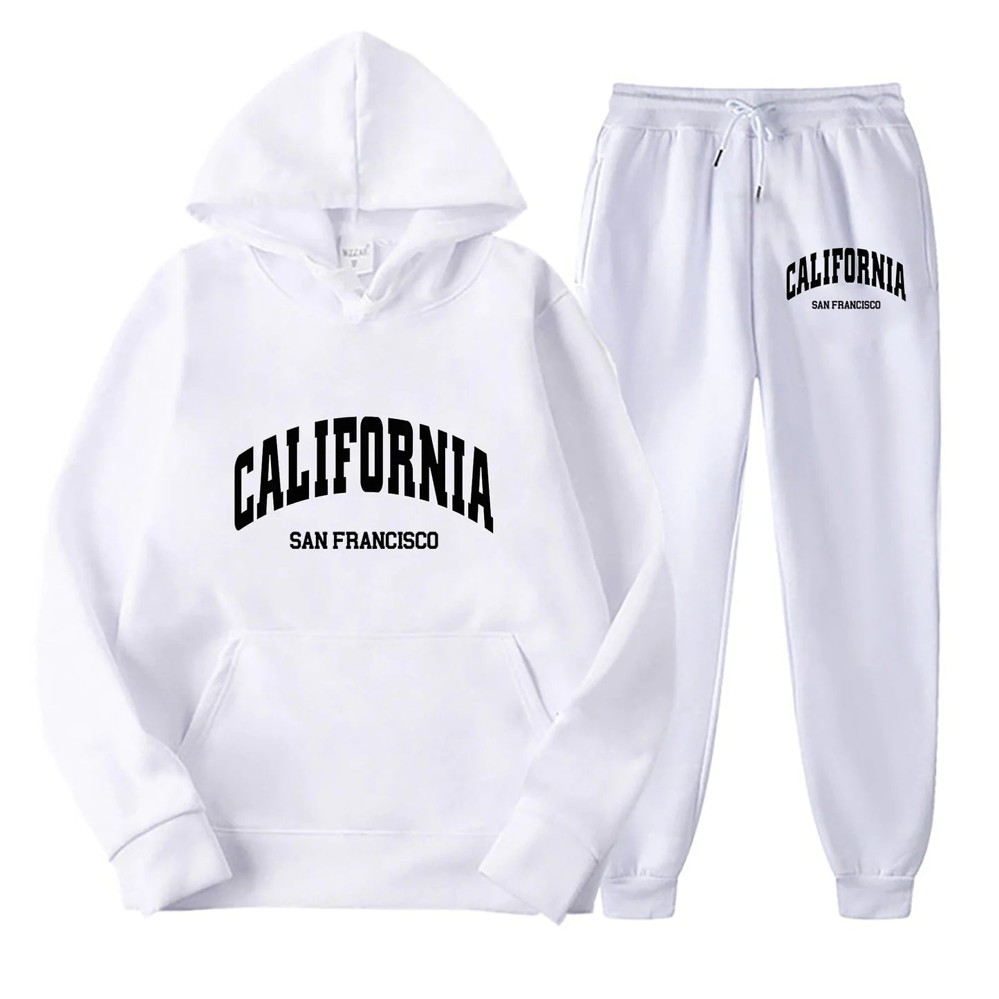 Conjunto de Sudadera con Capucha y Pantalón Jogger