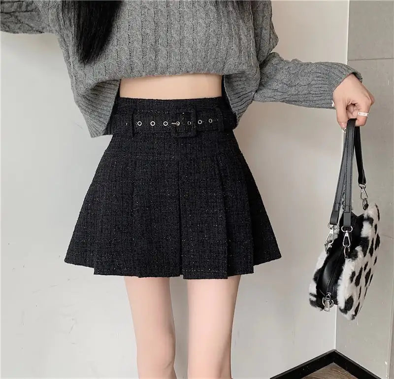 Falda Midi Plisada para Mujer