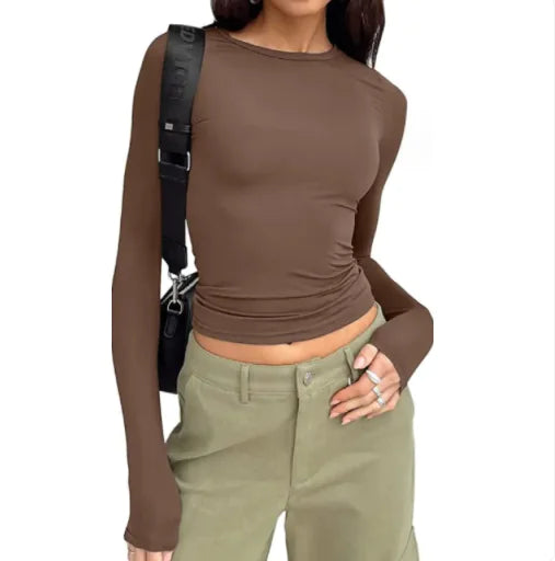 Jersey Slim de Manga Larga