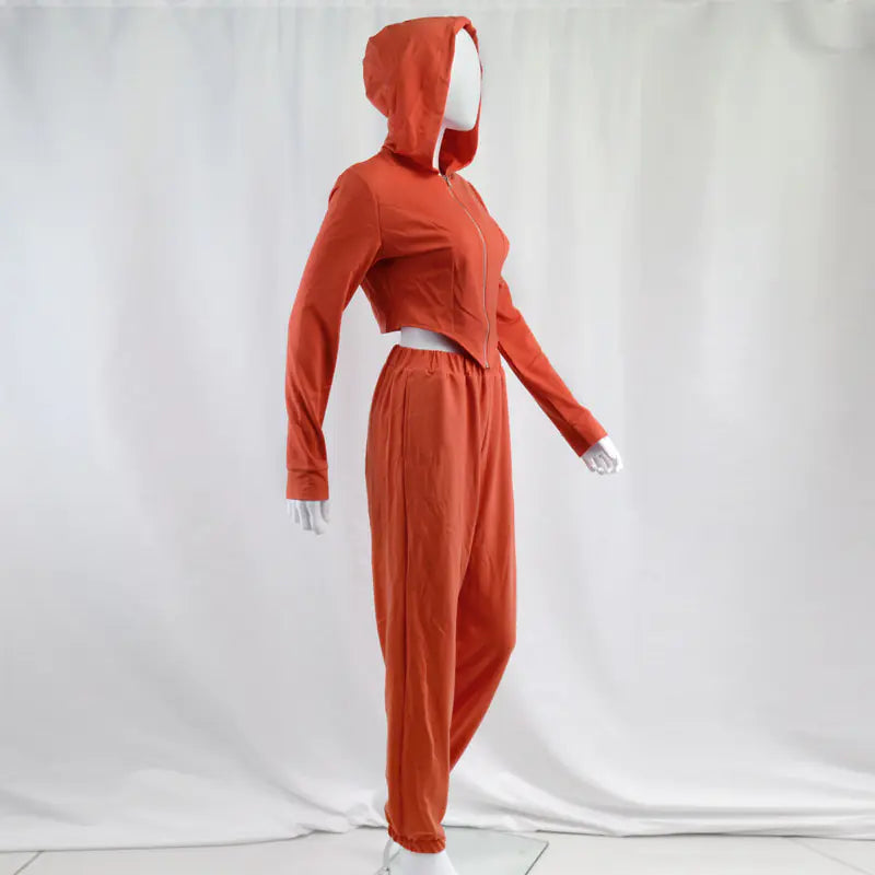 Conjunto Sudadera y Pantalón Cintura Alta