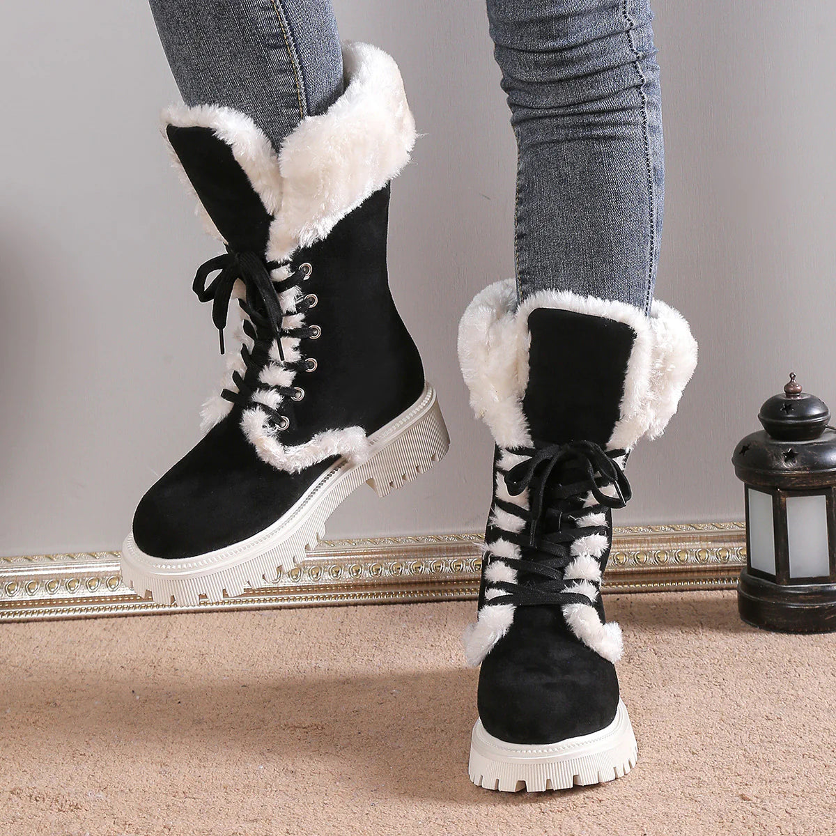 Botas de Nieve Mid-Calf