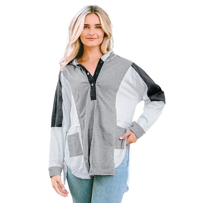 Suéter con Capucha Oversize para Ocio