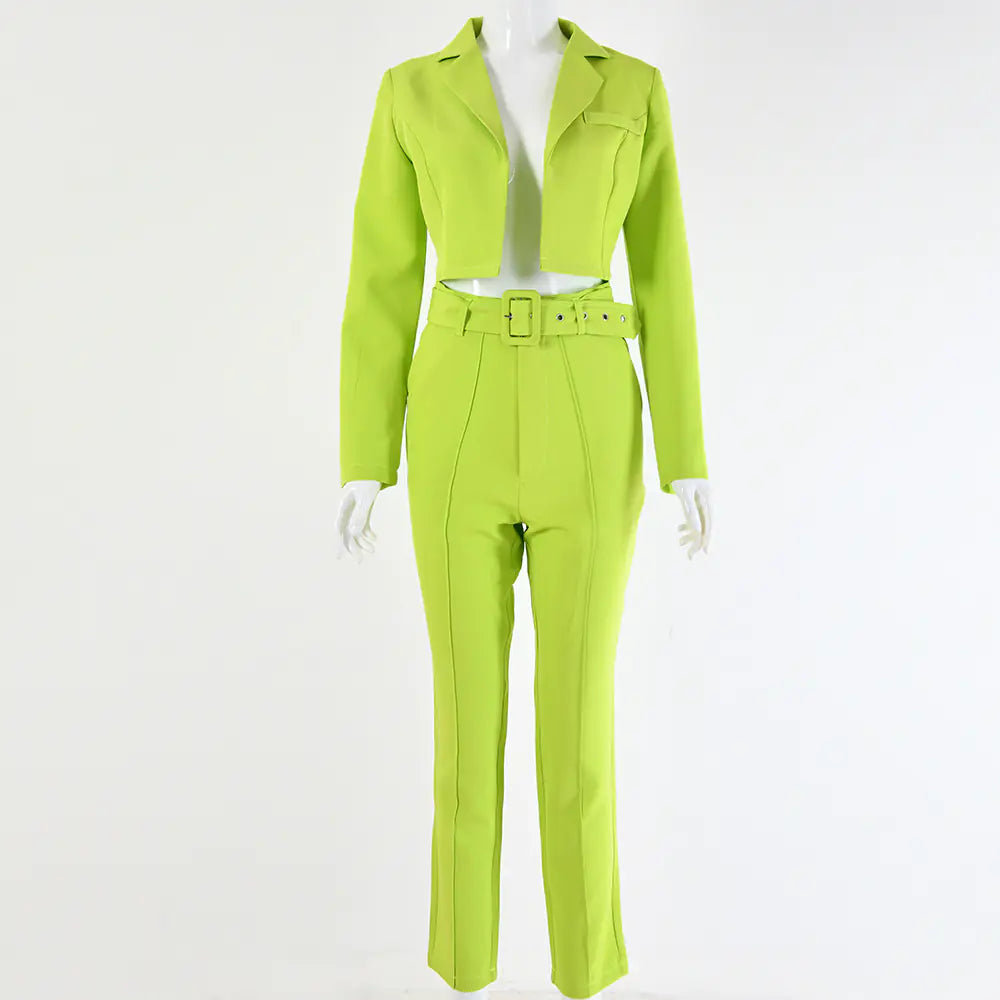 Conjunto Blazer Mujer Elegante
