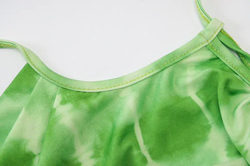 Top Sin Mangas Tie-Dye de Verano para Mujer