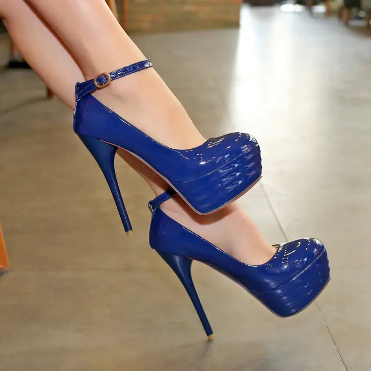 Zapatos de Tacón Altos con Plataforma