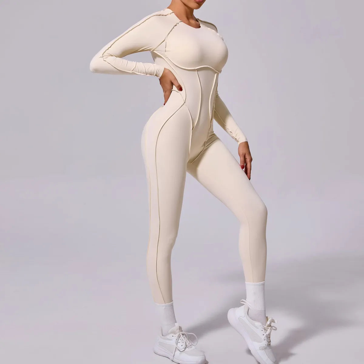 New Winter One-piece Sports Yoga Jumpsuit Backless Tight Jumpsuit