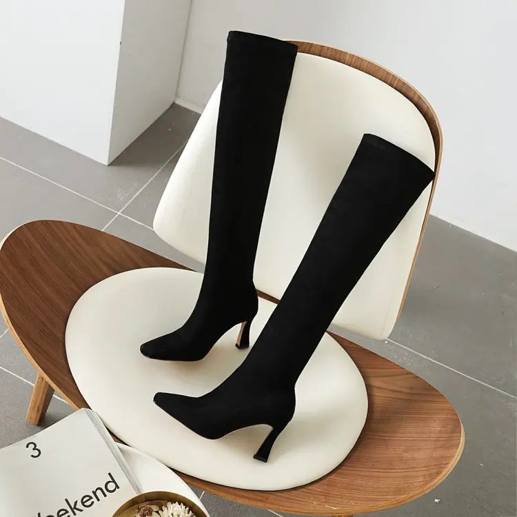 Botas Elásticas de Mujer por Encima de la Rodilla