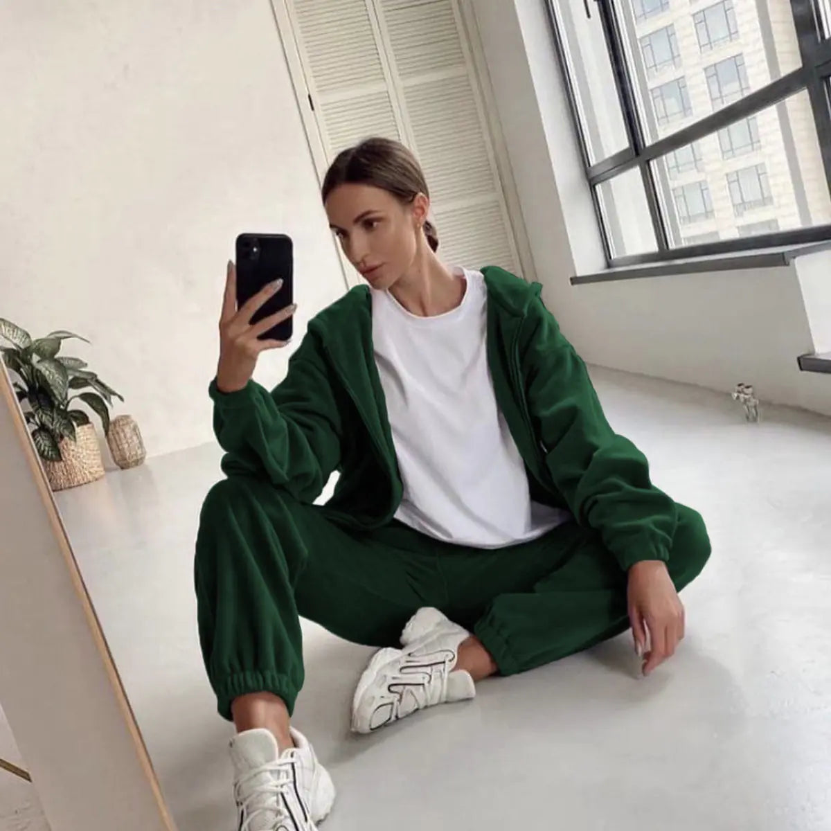 Conjunto de Sudadera Deportiva - Otoño/Invierno