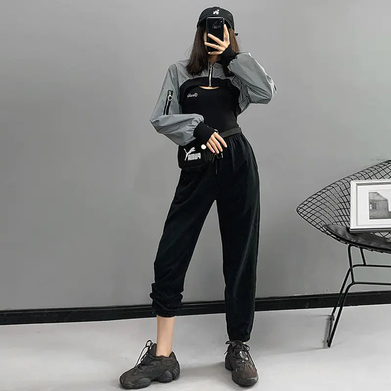 Pantalón de Chándal de Cintura Alta