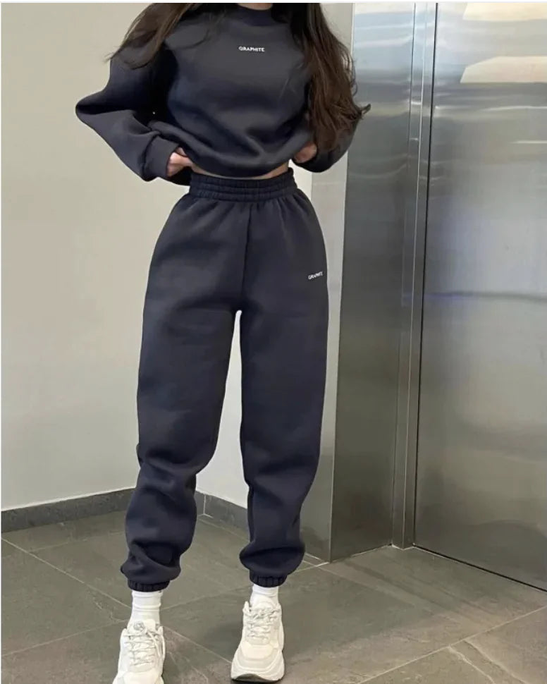 Conjunto Deportivo Casual de Ajuste Delgado