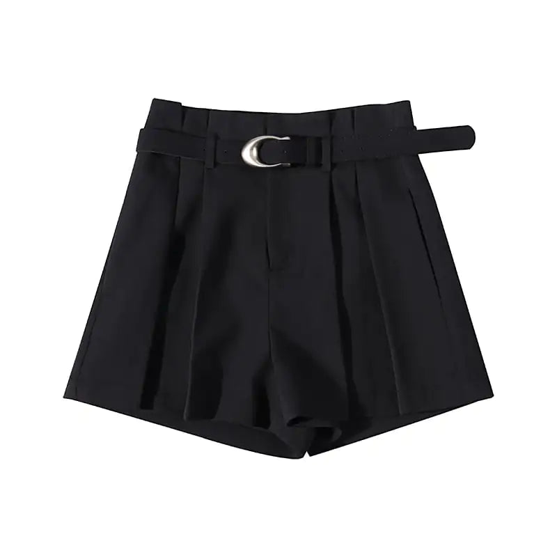Pantalones Casuales Verdes de Cintura Alta para Mujer
