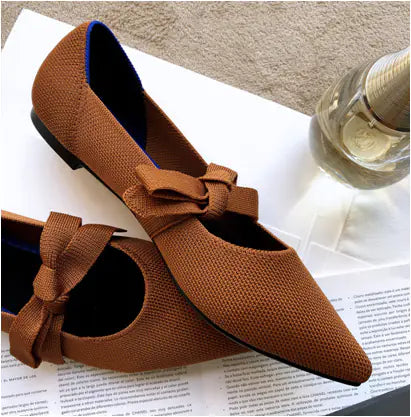 Mocasines Planos con Lazo
