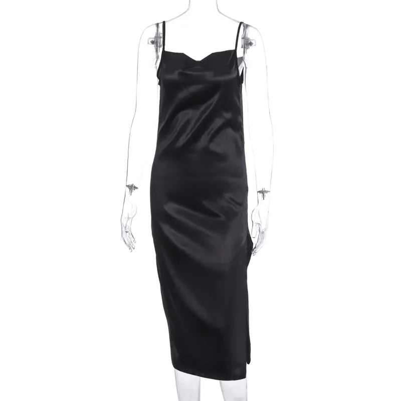 Vestido de Tirantes con Abertura