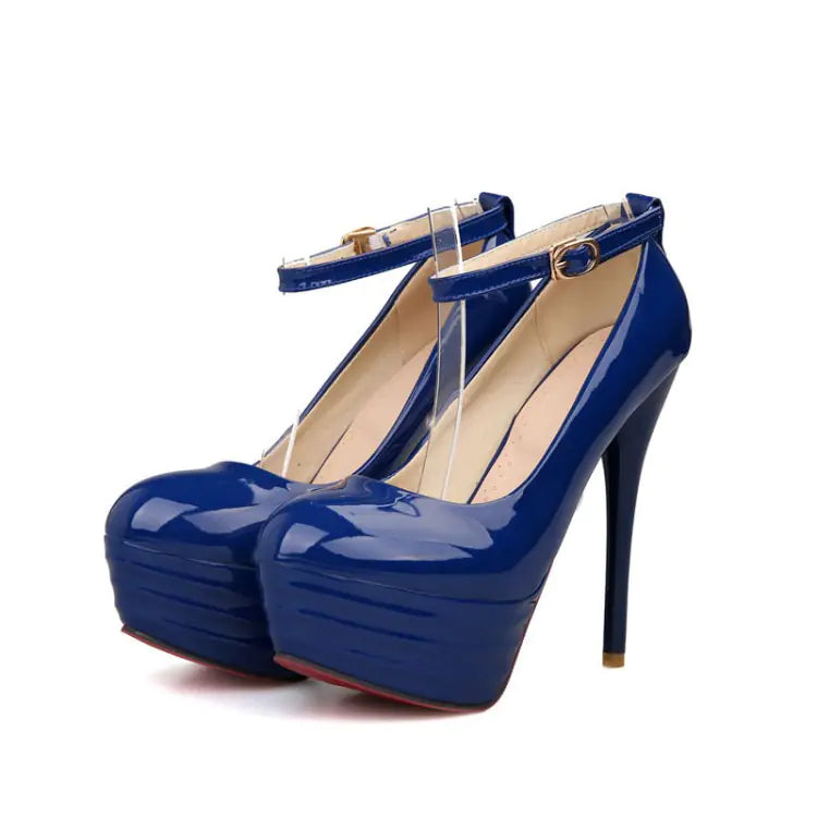 Zapatos de Tacón Altos con Plataforma