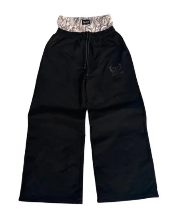 Hip Hop Camo Double Waist Pants