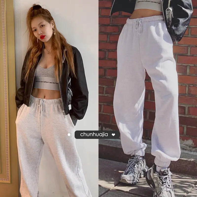 Pantalón de Chándal de Cintura Alta