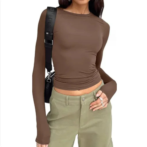 Jersey Slim de Manga Larga
