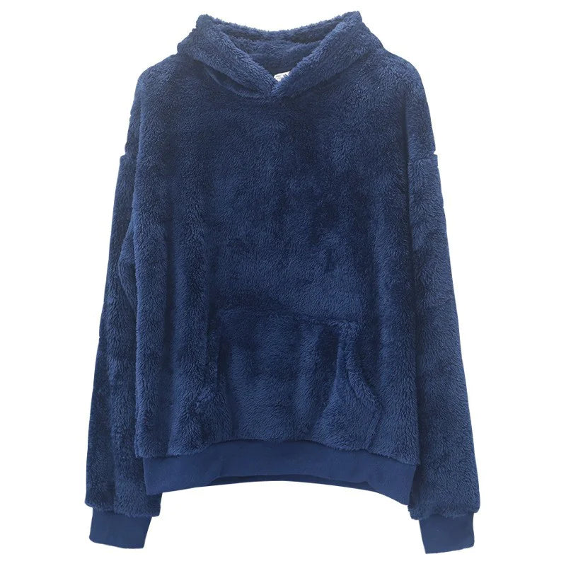 Sudadera con Capucha de Terciopelo