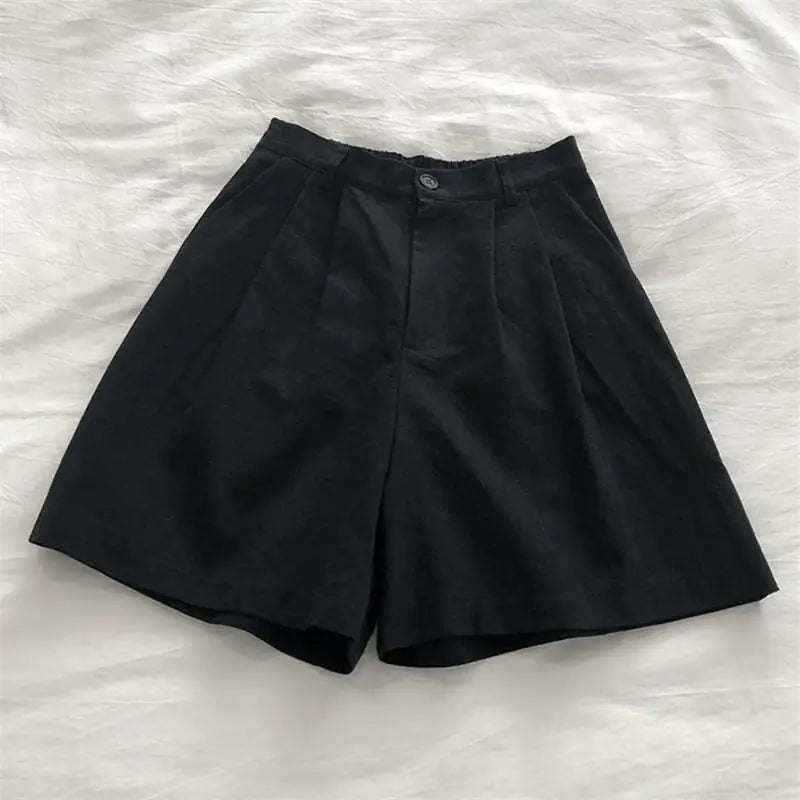 Shorts anchos de Cintura Alta para mujer