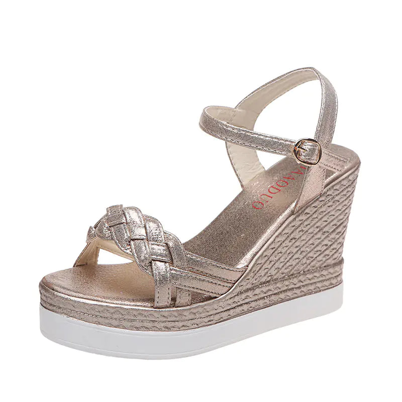 Sandalias de Plataforma con Cuña