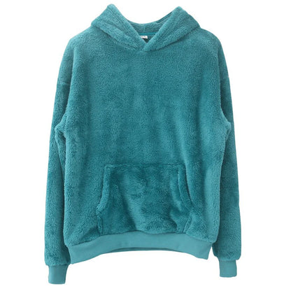 Sudadera con Capucha de Terciopelo