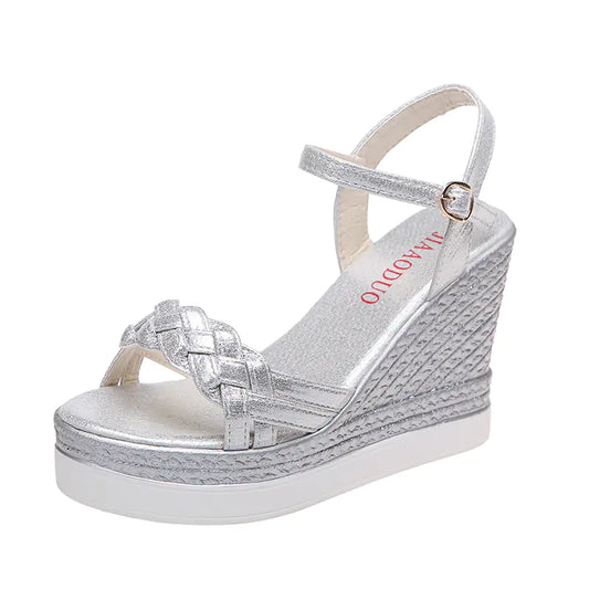 Sandalias de Plataforma con Cuña