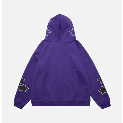 Sudadera con Capucha y Cremallera Harajuku Y2K