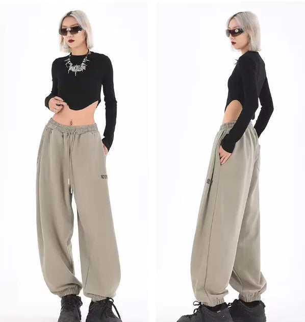 Pantalones Harem de Cintura Alta
