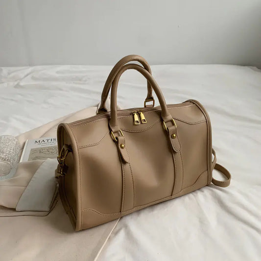 Bolso Grande de textura con asa corta
