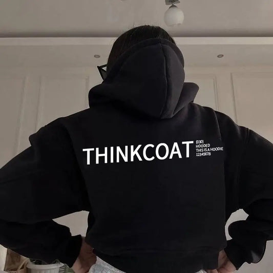 Sudadera con Capucha y Manga Larga para Mujer