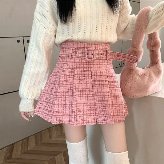 Falda Midi Plisada para Mujer