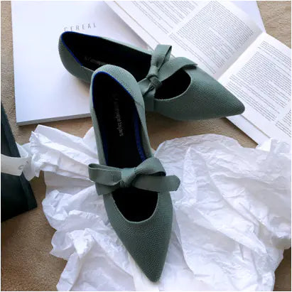 Mocasines Planos con Lazo