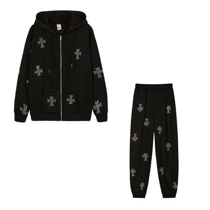 Conjunto de Dos Piezas con Diseño de Cruz