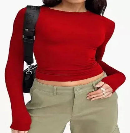 Jersey Slim de Manga Larga