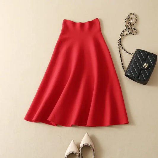 Falda Midi Plisada