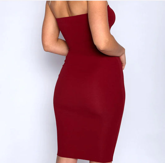 Vestido Sin Tirantes