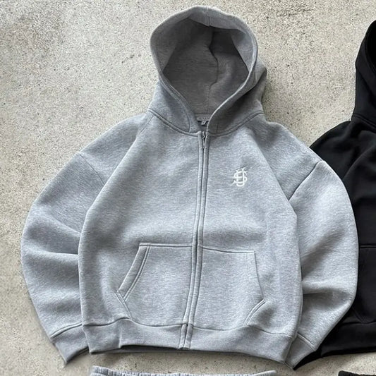 Cárdigan Casual con Cremallera para Mujer