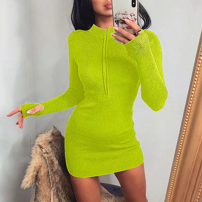 Vestido Slim con Cremallera