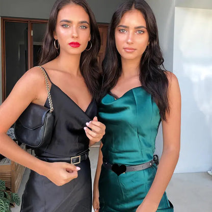 Vestido de Tirantes con Abertura