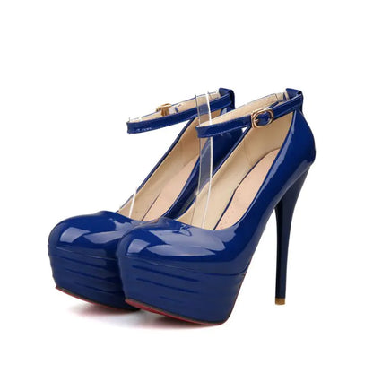 Zapatos de Tacón Altos con Plataforma