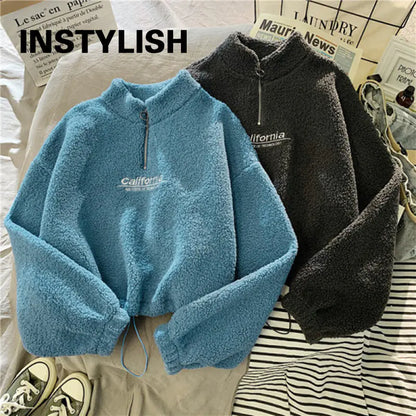Sudadera con Capucha de Forro Polar con Bordado