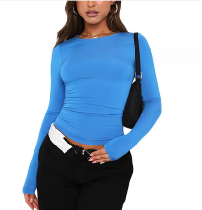 Jersey Slim de Manga Larga