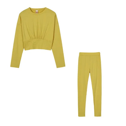 Conjunto Deportivo Casual de Dos Piezas para Otoño