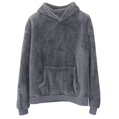 Sudadera con Capucha de Terciopelo
