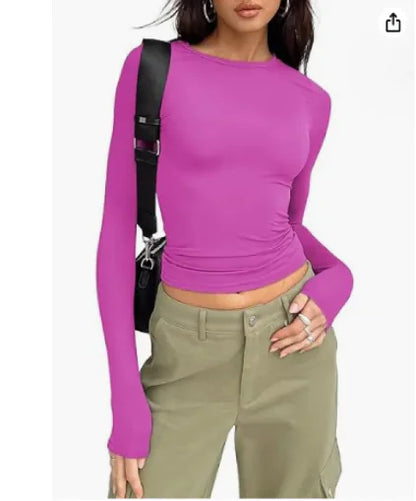 Jersey Slim de Manga Larga
