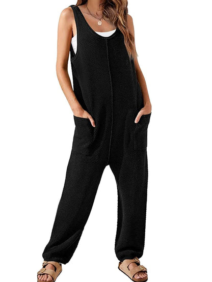 Waffle Knit Jumpsuit