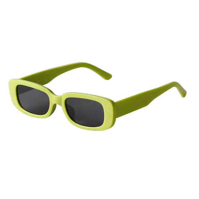 Y2K Small Rectangular Candy Tone Sunglasses for All